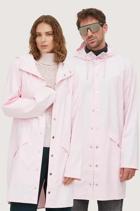 Rains kurtka przeciwdeszczowa 12020 Jackets kolor różowy przejściowa