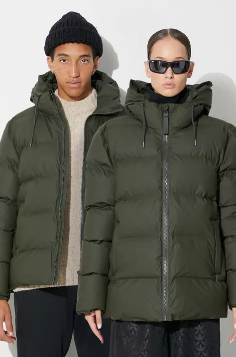Куртка Rains 15120 Jackets колір зелений зимова