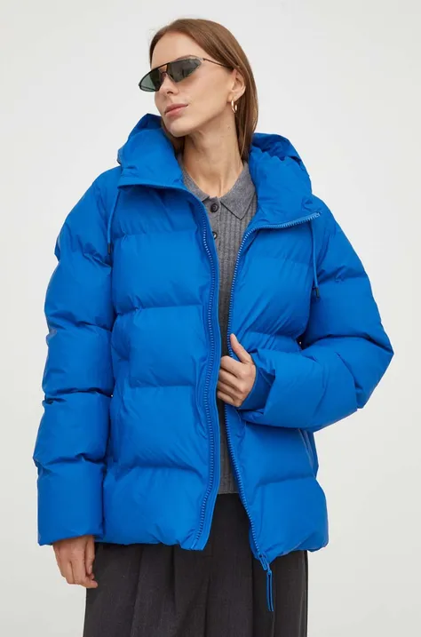 Rains kurtka 15120 Jackets kolor niebieski zimowa