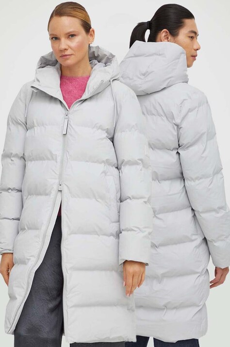 Rains geaca 15130 Jackets culoarea gri, de iarna