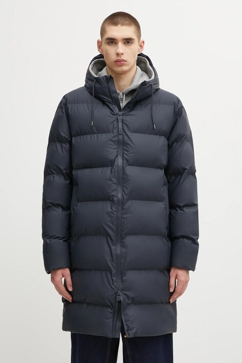 Jakna Rains 15130 Jackets boja: tamno plava, za zimu