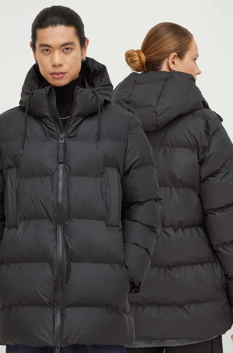 Куртка Rains 15190 Jackets колір чорний зимова