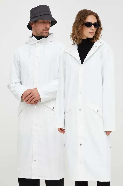 Kišna jakna Rains 18360 Jackets boja: bijela, za prijelazno razdoblje