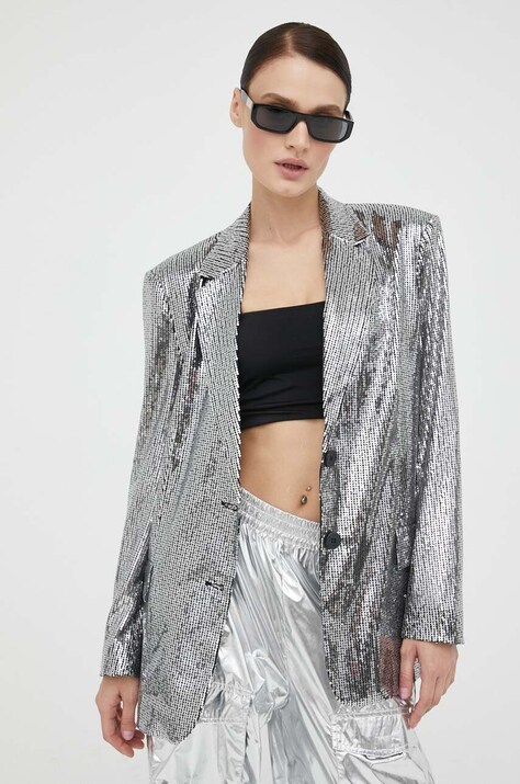 Піджак 2NDDAY колір сірий однобортний