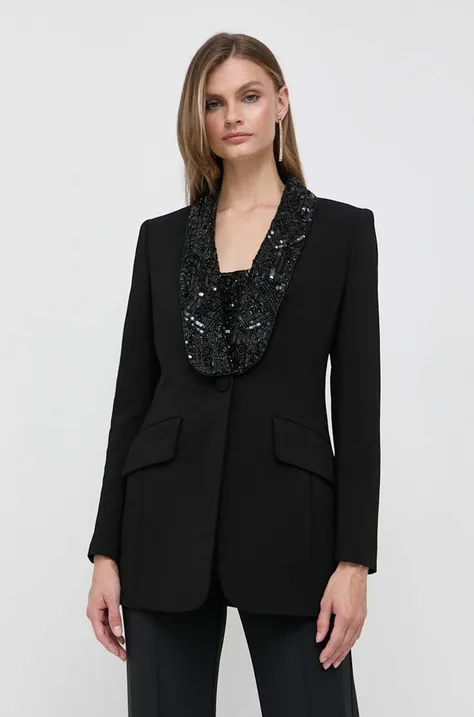 Пиджак Luisa Spagnoli цвет чёрный однобортный