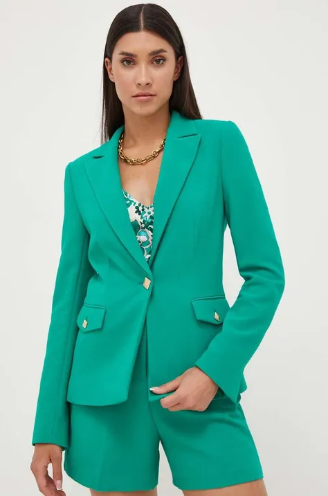Пиджак Morgan цвет зелёный однобортный однотонная