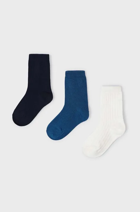 Детски чорапи Mayoral (3 броя) в синьо
