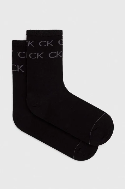 Calvin Klein skarpetki damskie kolor czarny