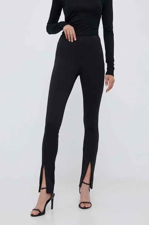Calvin Klein spodnie damskie kolor czarny