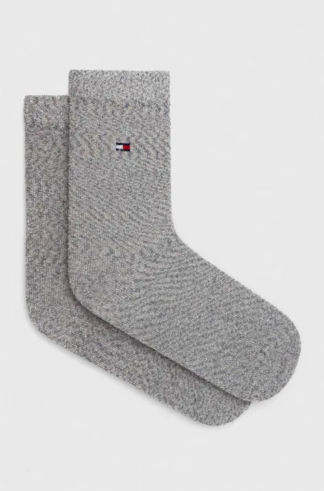 Шкарпетки Tommy Hilfiger жіночі колір сірий