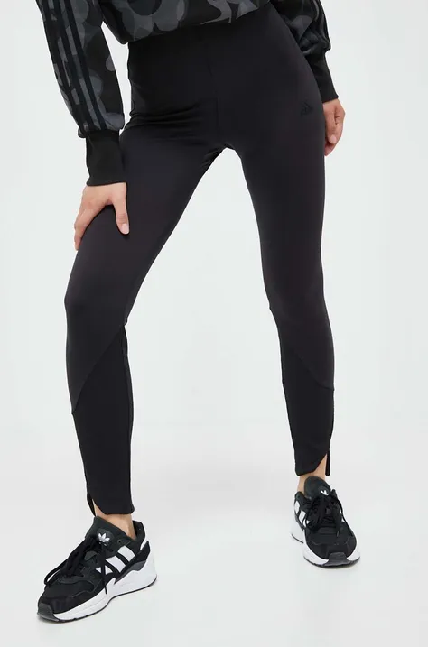 Легінси adidas Z.N.E жіночі колір чорний однотонні