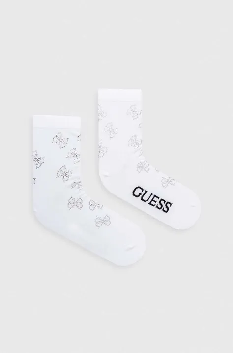 Ponožky Guess dámské, bílá barva, O3YY01 KBZU0