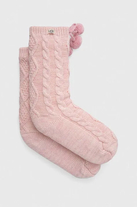 Κάλτσες UGG χρώμα: ροζ