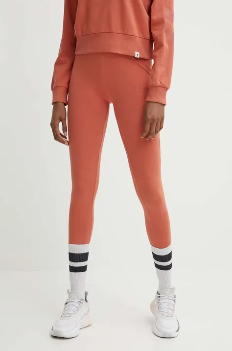 Hummel legging narancssárga, női, nyomott mintás