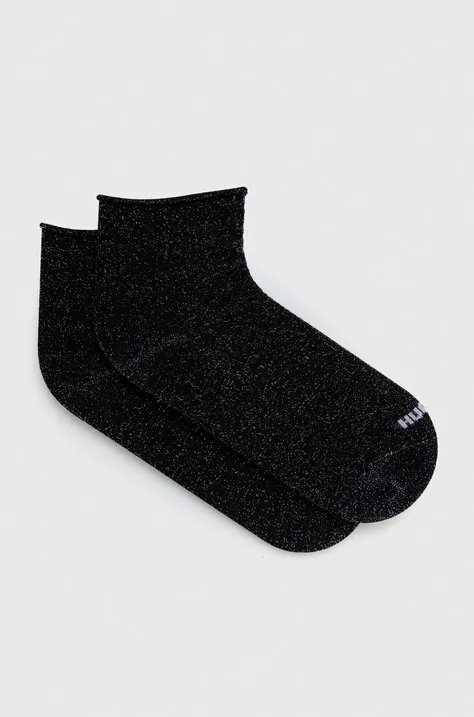 Шкарпетки HUGO 2-pack жіночі колір чорний