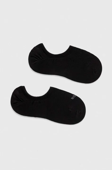 Čarape BOSS za žene, boja: crna