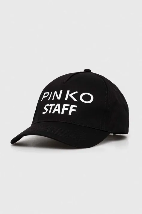 Kapa s šiltom Pinko črna barva