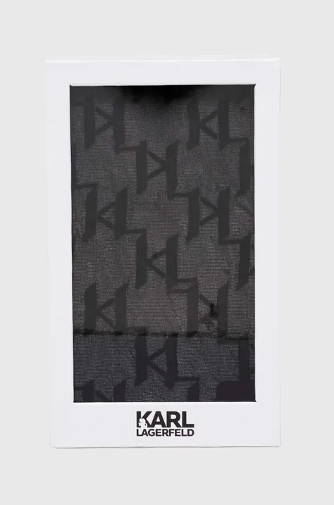 Pančuchové nohavice Karl Lagerfeld čierna farba