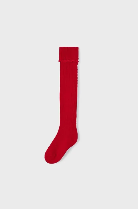 Дитячі шкарпетки Mayoral колір червоний