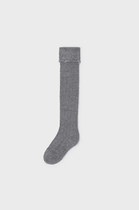 Dječje čarape Mayoral boja: siva