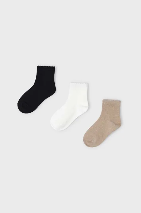 Dječje čarape Mayoral 3-pack boja: crna