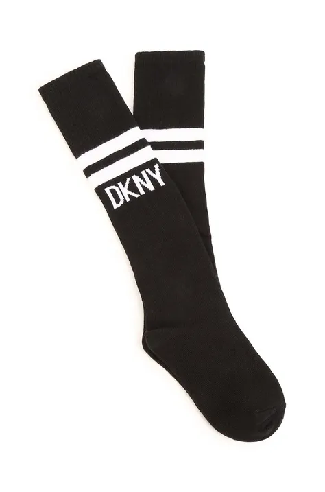 Detské ponožky Dkny čierna farba
