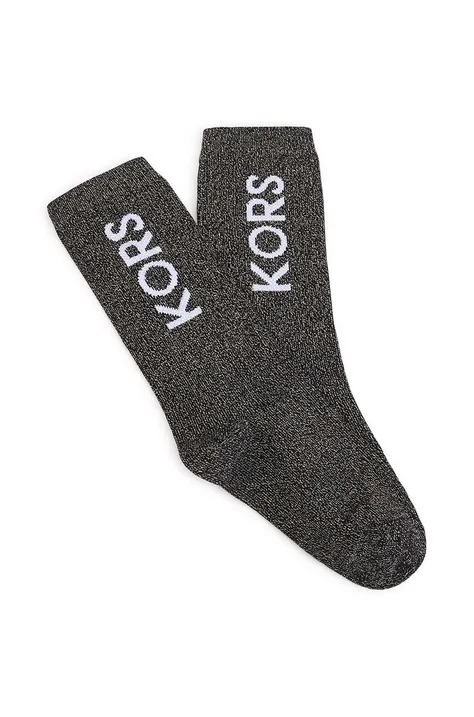 Detské ponožky Michael Kors čierna farba