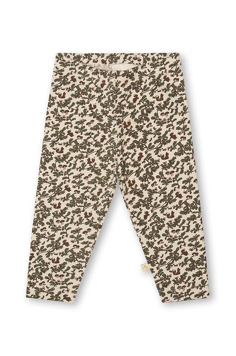 That's mine leggins din bumbac pentru bebeluși Elois culoarea bej, modelator