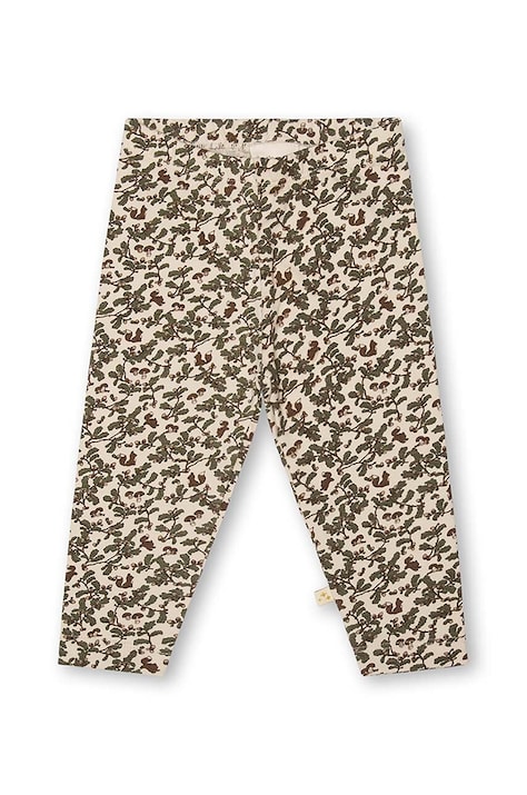 Bavlnené legíny pre bábätká That's mine Elois Leggings 8539 béžová farba, vzorované, ELOIS