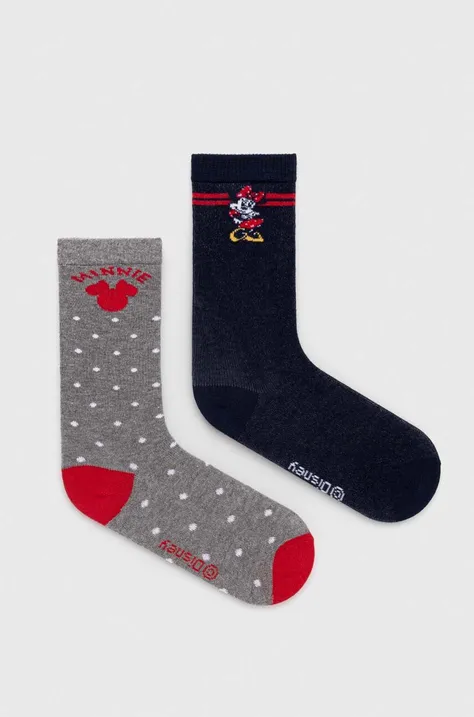Detské ponožky zippy x Disney 2-pak tmavomodrá farba