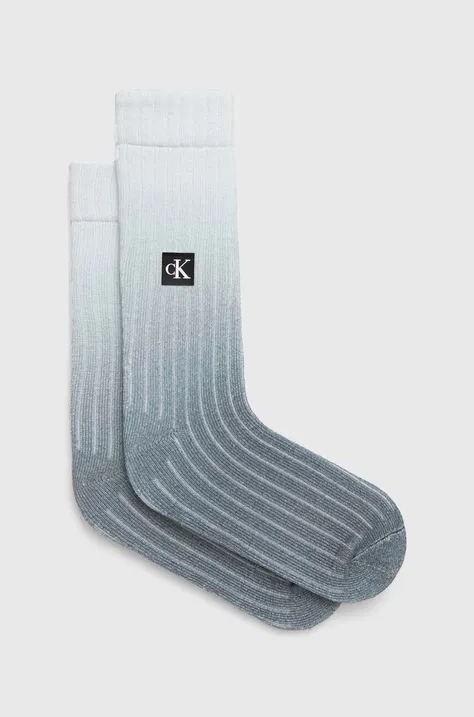 Шкарпетки Calvin Klein Jeans 2-pack чоловічі колір сірий