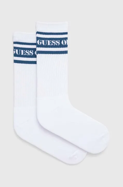 Чорапи Guess Originals в бяло