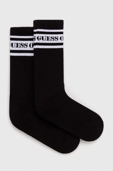 Čarape Guess Originals za muškarce, boja: crna