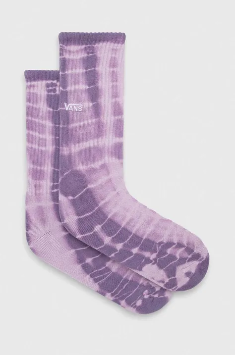 Ponožky Vans pánske, fialová farba