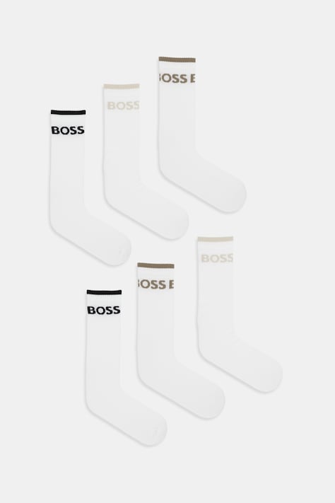 BOSS skarpetki 6P QS Stripe CC 6-pack kolor czarny 50510168