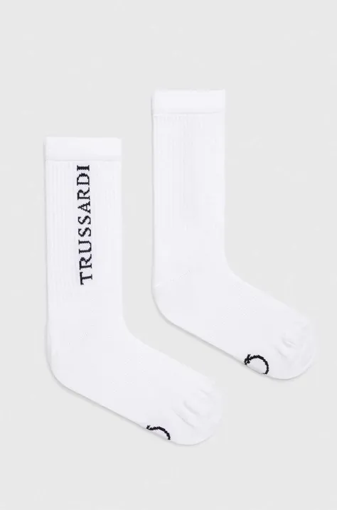 Κάλτσες Trussardi χρώμα: άσπρο