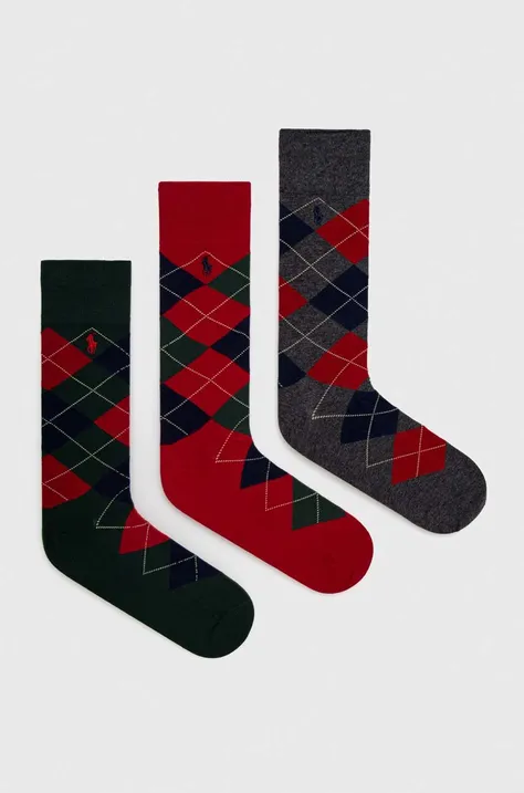 Čarape Polo Ralph Lauren 3-pack za muškarce