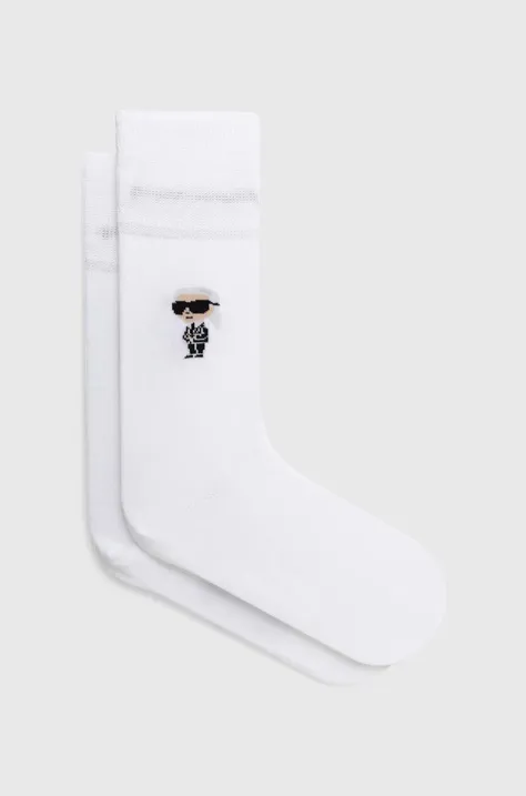 Čarape Karl Lagerfeld za muškarce, boja: bijela
