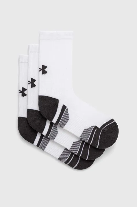 Čarape Under Armour 3-pack za muškarce, boja: bijela, 1379512