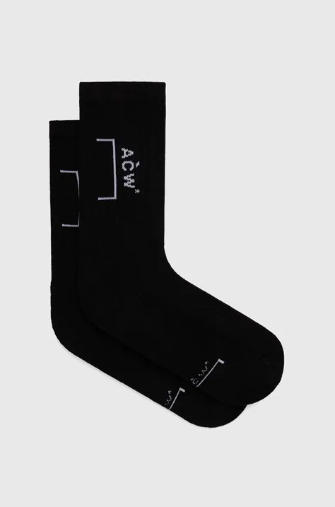 Κάλτσες A-COLD-WALL* χρώμα: μαύρο