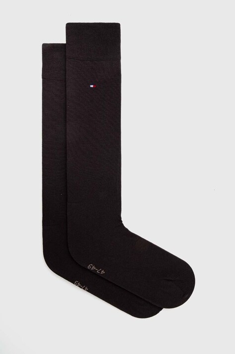 Tommy Hilfiger sosete 2-pack barbati, culoarea gri, 371111937