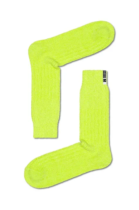 Happy Socks skarpetki Neon Light Sock kolor żółty