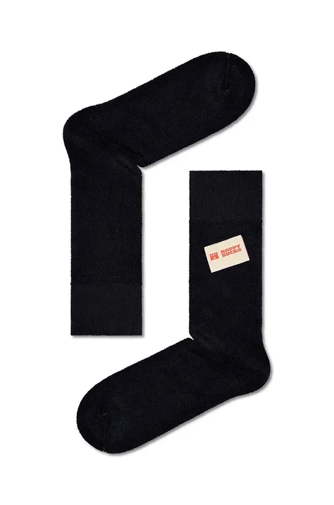 Nogavice Happy Socks Slow Life Sock črna barva