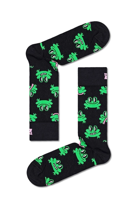 Носки Happy Socks Frog Sock цвет чёрный