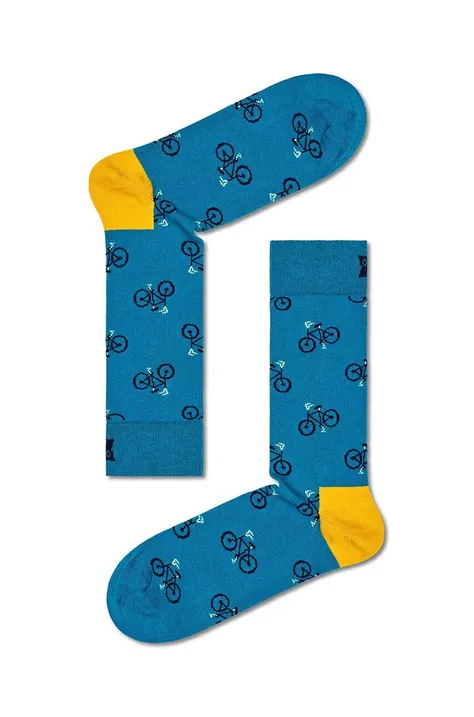 Happy Socks skarpetki Bike Sock kolor turkusowy