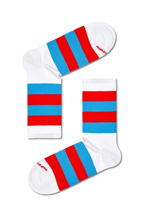 Κάλτσες Happy Socks Stripe It 3/4 Crew Sock