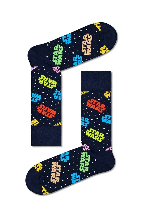 Κάλτσες Happy Socks Star Wars χρώμα: ναυτικό μπλε