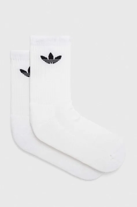 Ponožky adidas Originals 6-pak biela farba