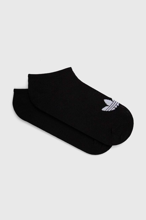 Ponožky adidas Originals 6-pak čierna farba, IJ5624