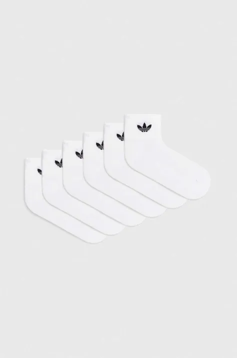 adidas Originals skarpetki 6-pack kolor biały IJ5627